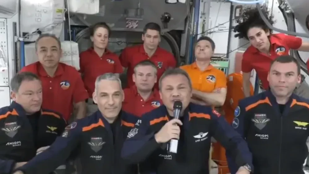 Türk astronot Gezeravcı, istasyondan teşekkürlerini iletti