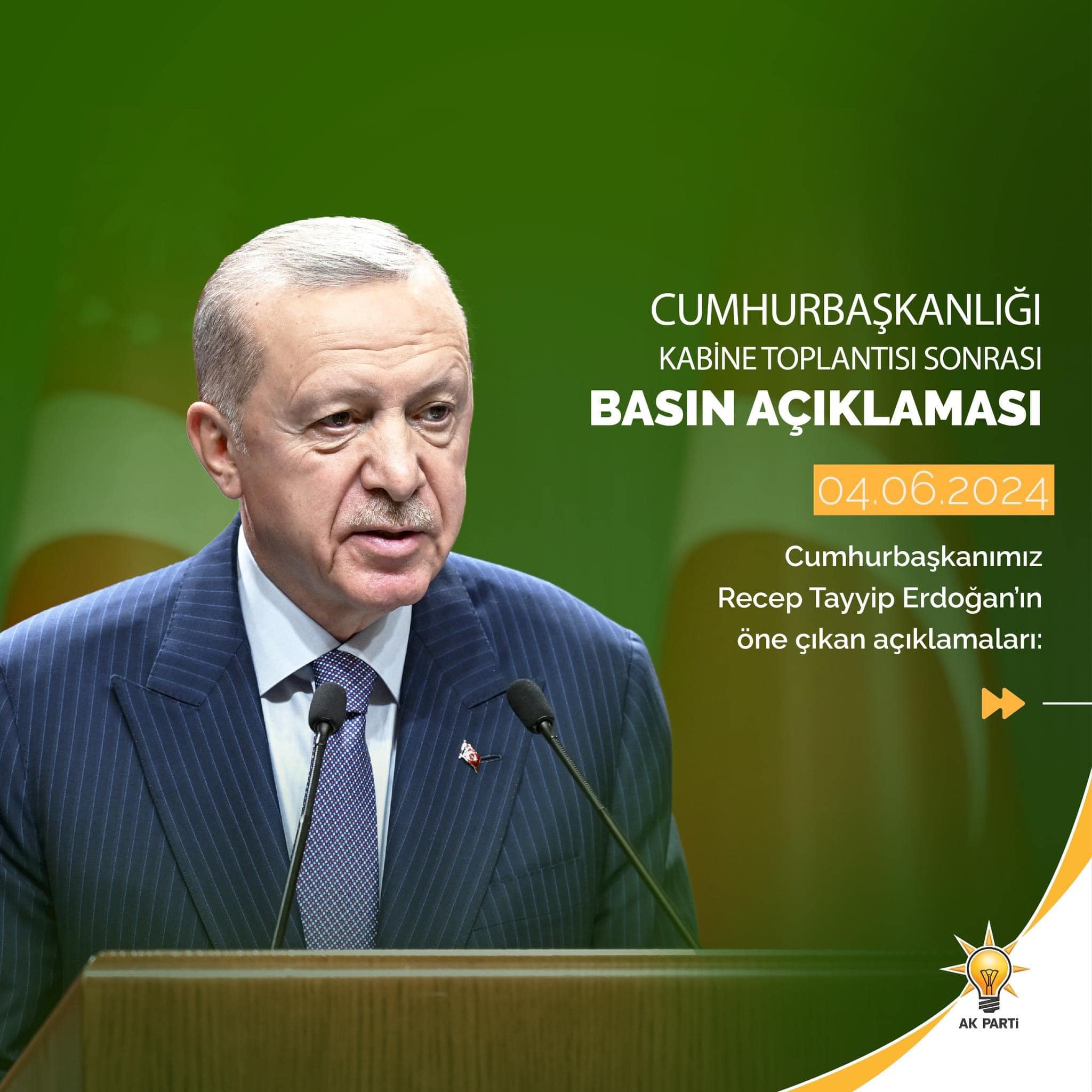 Cumhurbaşkanı Recep Tayyip Erdoğan'dan Müjdeli Haberler