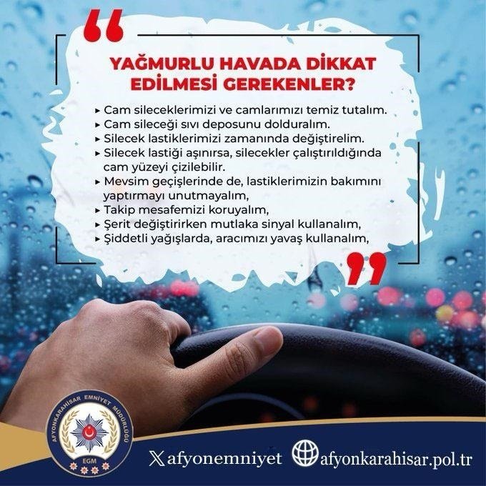 Yağmurda Güvenli Sürüş: Dikkat Edilmesi Gerekenler