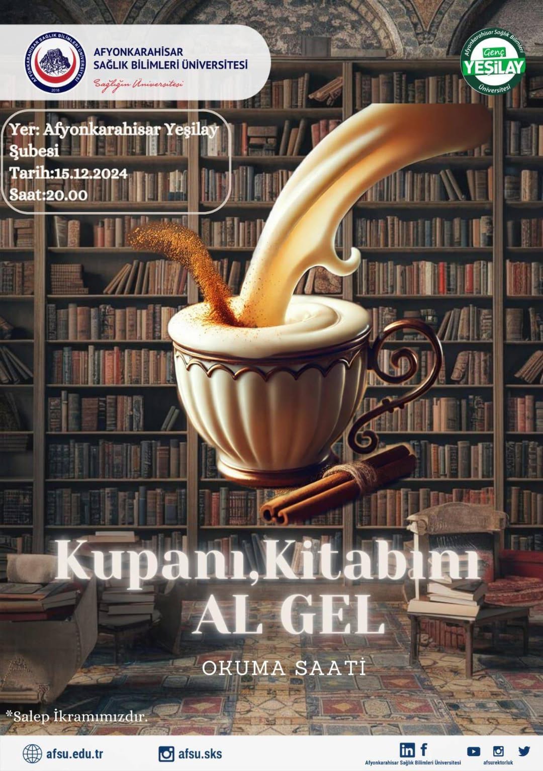 Gençler Kitaplarla Buluşuyor: AFSÜ'den Anlamlı Etkinlik