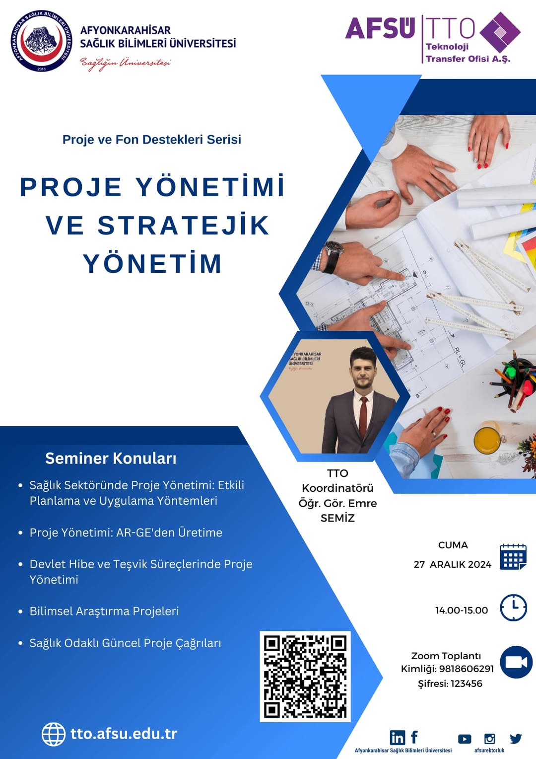 Afyonkarahisar'da Proje ve Strateji Yönetimi Eğitimi
