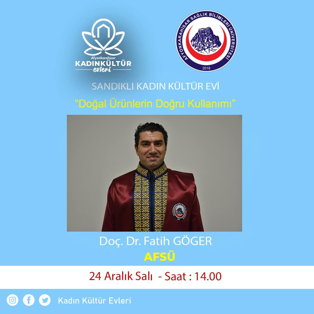 Afyonkarahisar Kadın Kültür Evleri'nde Doğal Ürünler Eğitimi