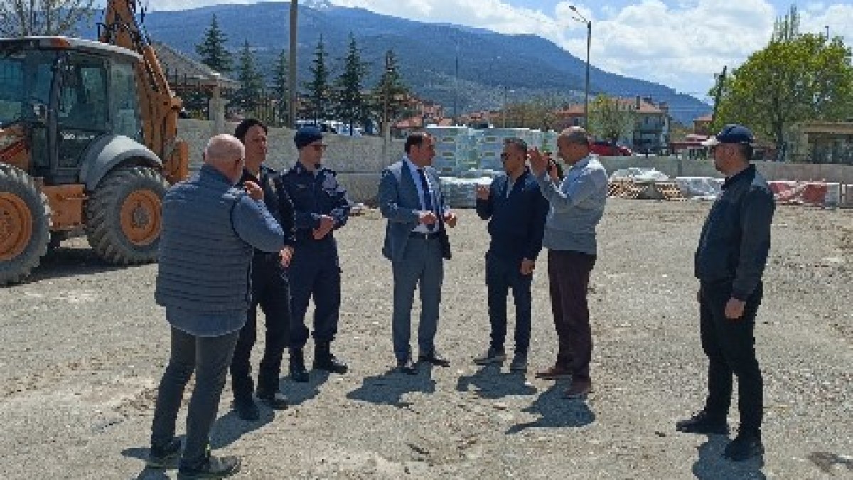 Kaymakam Türker Emniyet Binasında İncelemelerde Bulundu