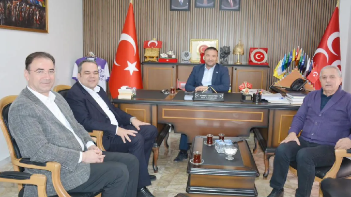 Medya Yöneticileri MHP İl Başkanlığında Bir Araya Geldi