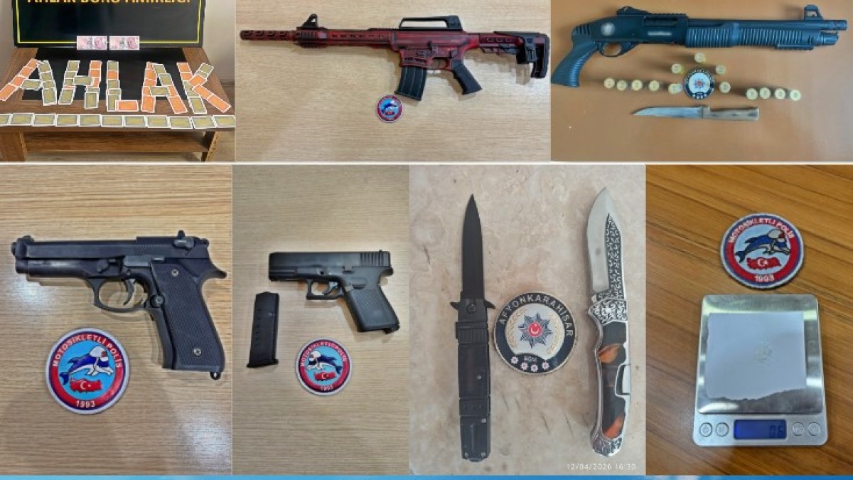 Afyonkarahisar’da 1 Haftalık Denetim: 35 Aranan Şahıs Yakalandı