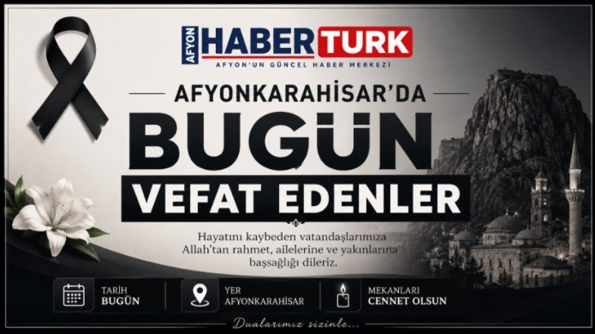 Cenaze ilanları