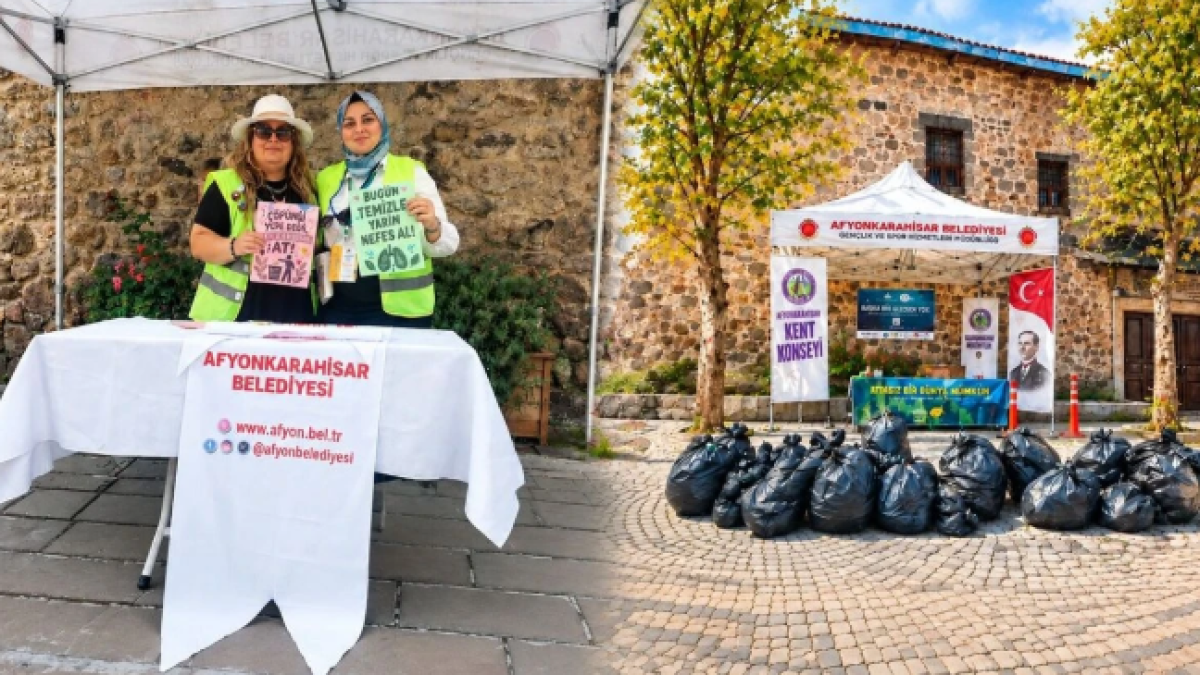 Minik Eller Afyonkarahisar Kalesi İçin Seferber Oldu: Çevre Bilinci İçin Örnek Adım