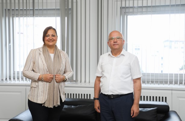 Eski Başkan Çoban’dan Yeni Belediye Başkanı Köksal’a Ziyaret