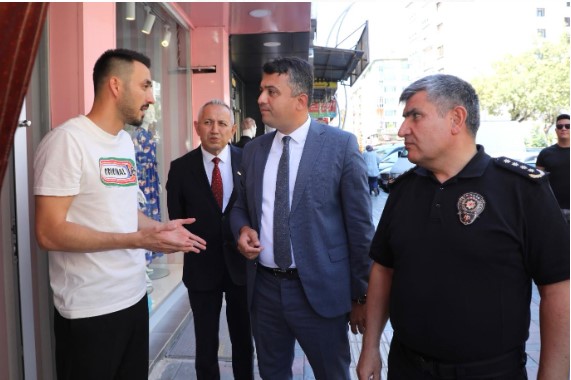 Vali Yardımcısı Mehmet Keklik Ambaryolu’nda İncelemelerde Bulundu.