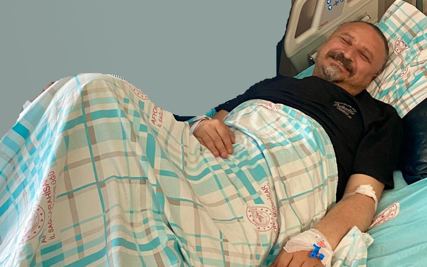 Gazeteci  Murat Şentürk anjiyo operasyonu geçirdi