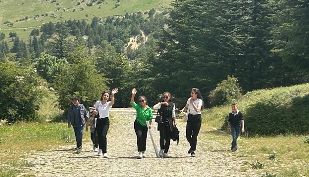 Kızıldağ ortaokulu öğrencilerinden Erkmen'de doğa yürüyüşü Gerçekleştirildi.