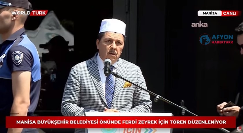 Manisa Büyükşehir Belediye Başkanı Ferdi Zeyrek Son Yolculuğuna Uğurlanıyor