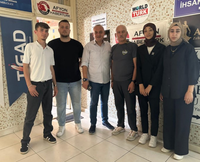 A Haber Savaş Muhabiri Atagündüz Kurşun'dan AfyonHabertürk'e Ziyaret