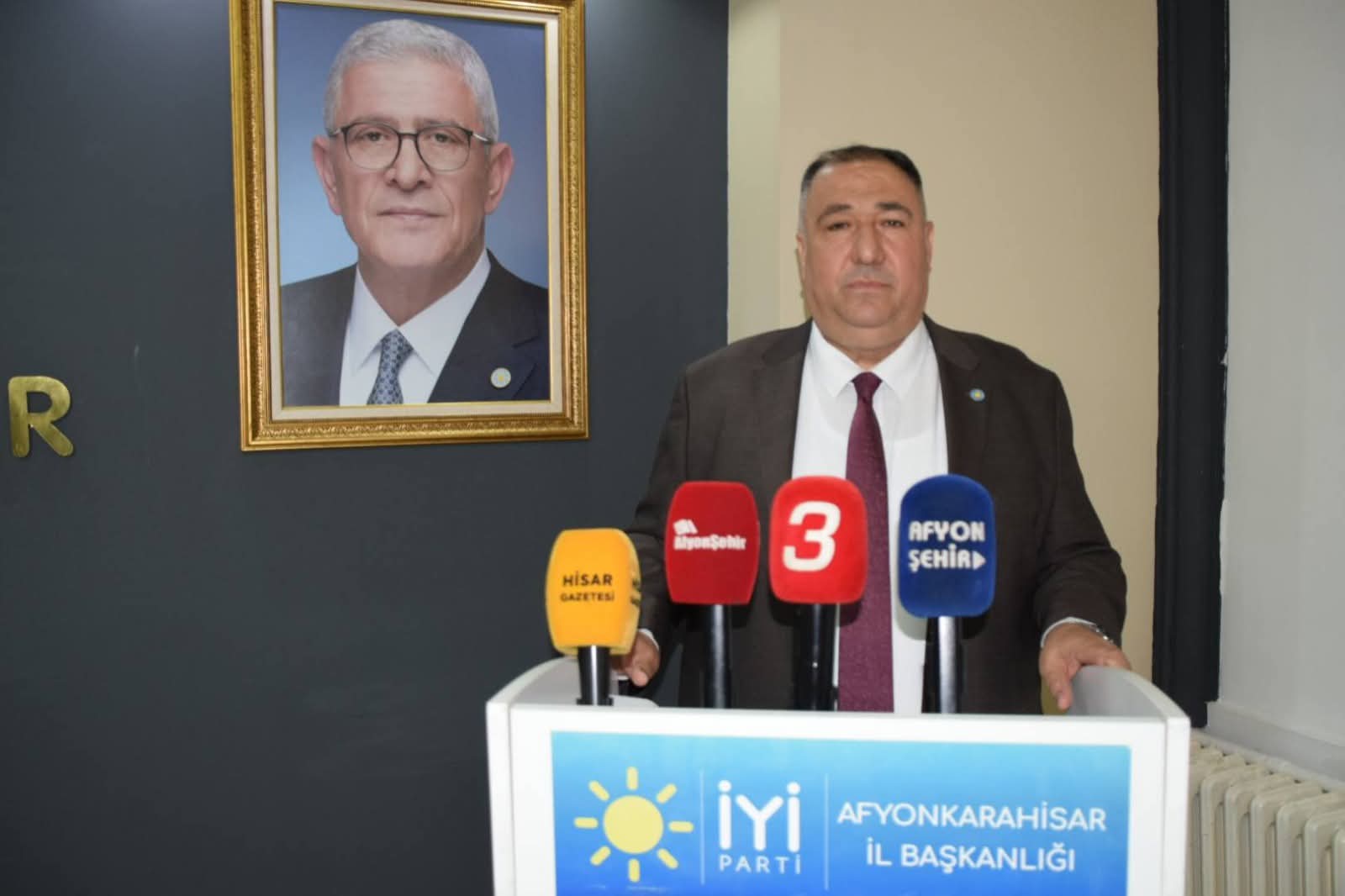 İyi parti il başkanı Mısırlıoğlundan şehitler için baş sağlığı