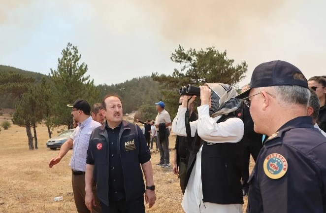 Vali Yiğitbaşı, Sarıcaova’daki Orman Yangını Çalışmalarını Yerinde İnceledi