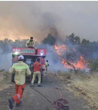 Bursa Nilüfer Başköy Mahallesi’nde Yangın Çıktı