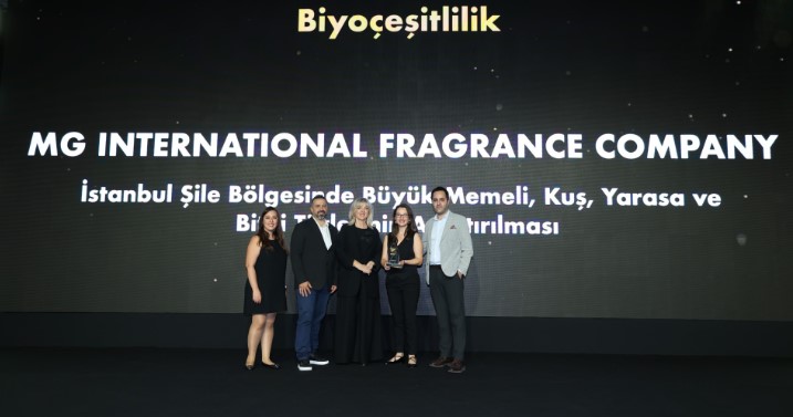MG International Fragrance Company, Türkiye’nin “Sürdürülebilirlik Oscarı”nda Biyoçeşitlilik Ödülünü Kazandı