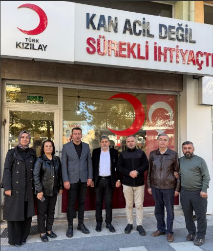 AFYONKARAHİSAR'DA AK PARTİ İL BAŞKANLIĞI'NDAN KAN BAĞIŞI DESTEGİ