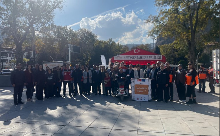 AFYONKARAHİSAR İL AFAD MÜDÜRLÜĞÜ farkıMda mısın Projesi Deprem Tatbikatı Basın Bülteni
