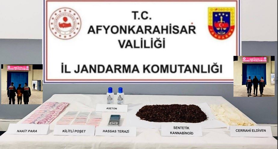 Sinanpaşa’da Jandarmadan Uyuşturucu Operasyonu: 2 Şüpheli Tutuklandı