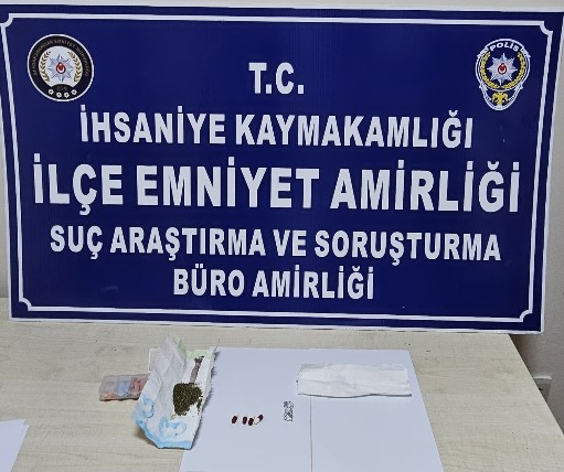İhsaniye’de Uyuşturucu Operasyonu: Çok Sayıda Madde Ele Geçirildi