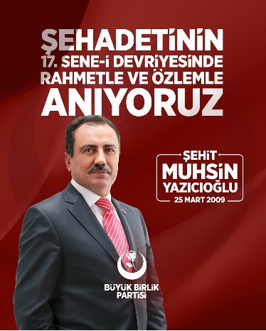 İl Başkanı Süleyman çağlar : Muhsin Başkan Türkiye'nin birleştirici gücüydü.