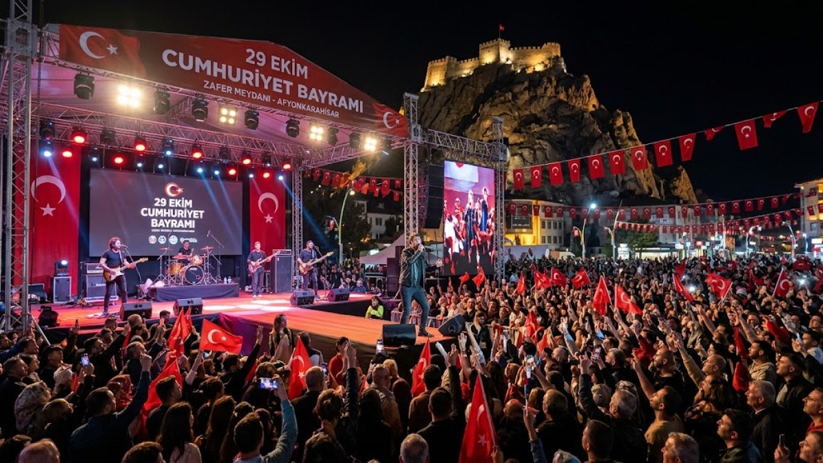 Afyonkarahisar’da Cumhuriyet Coşkusu Tavan Yapacak: Ünlü Grup Meydanda Sahne Alıyor!