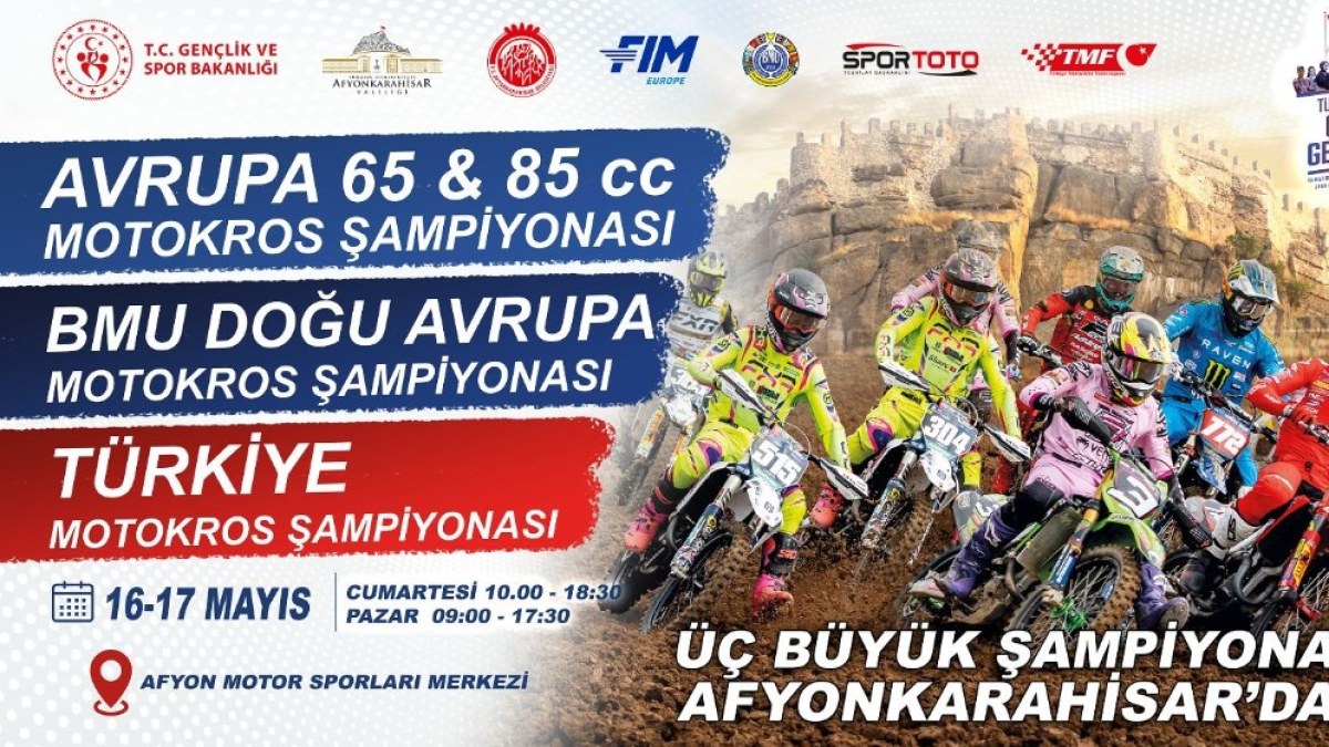 AFYON MOTOR SPORLARI MERKEZİ ÜÇ BÜYÜK ŞAMPİYONAYA EV SAHİPLİĞİ YAPACAK