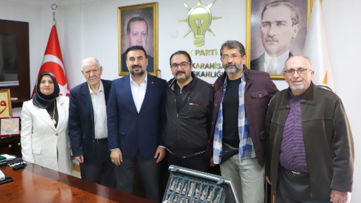 Kültür, Edebiyat ve Yazarlar Derneği’nden AK Parti İl Başkanlığı’na ziyaret
