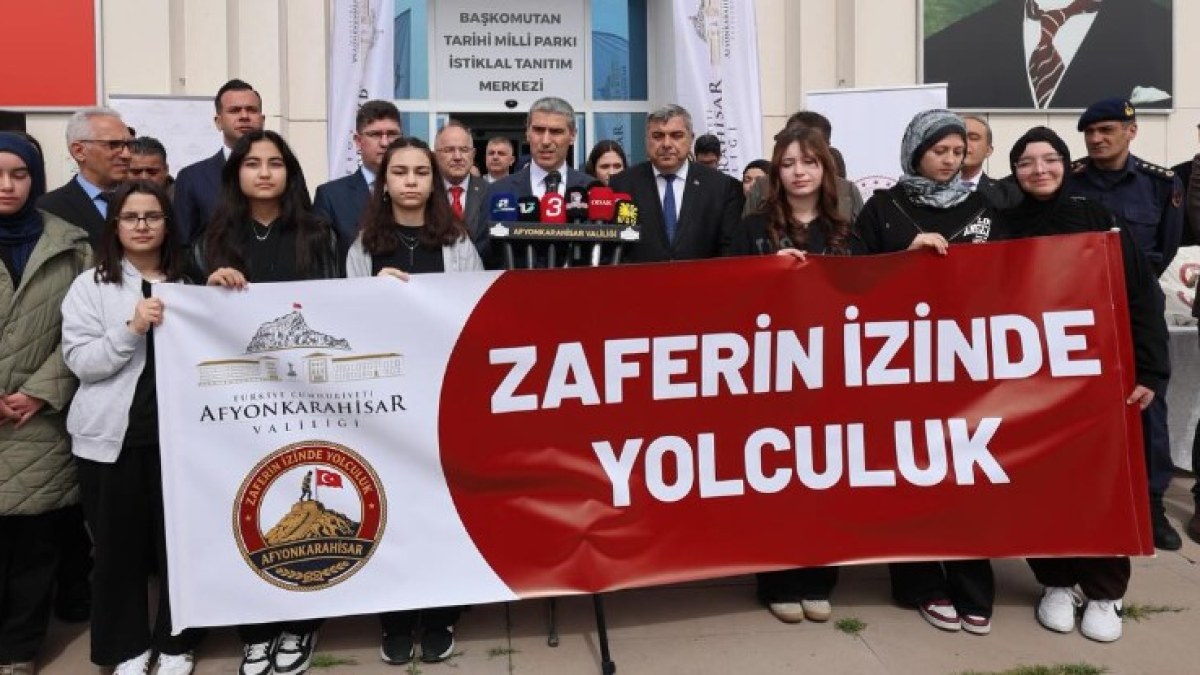 AFYONKARAHİSAR’DA DEV PROJE: GENÇLER ZAFERİN İZİNDE YOLCULUĞA ÇIKIYOR