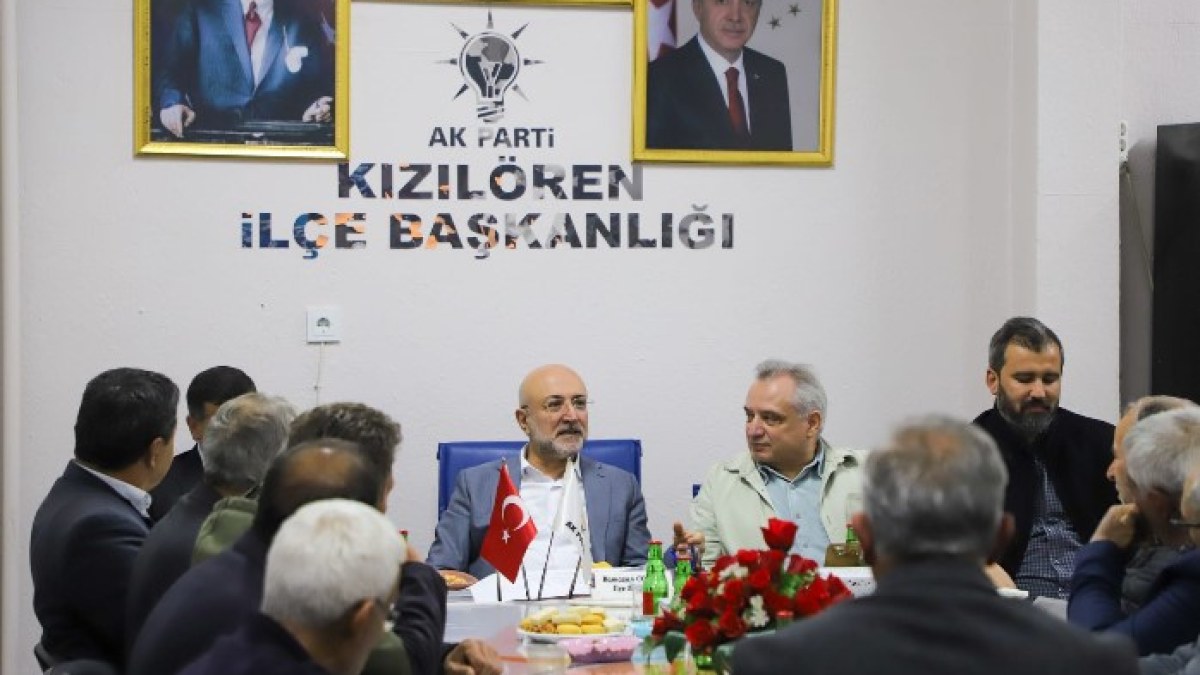 BAŞKAN ŞAHİN KIZILÖREN’DE TEŞKİLATLA BULUŞTU