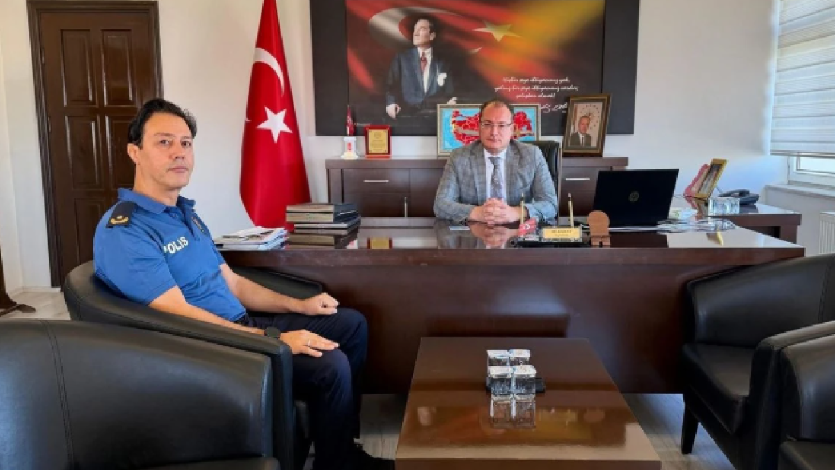Bolvadin’de Yeni Emniyet Müdürü Göreve Başladı: İlk Ziyaret Kaymakamlığa