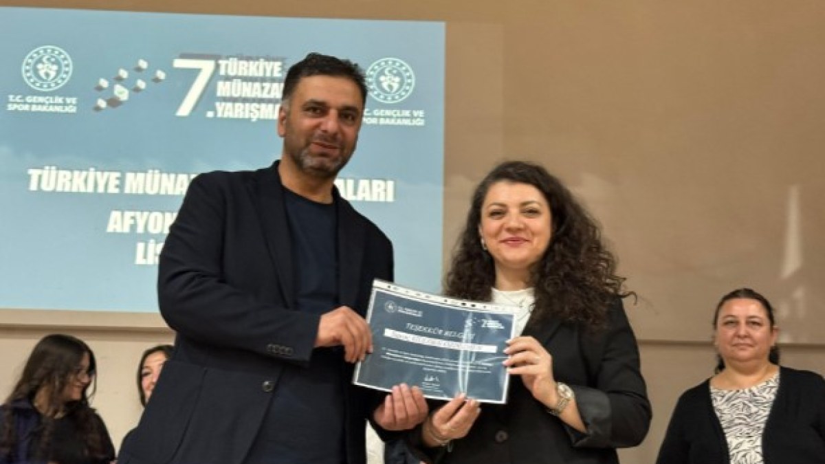 Münazara Ligi Afyonkarahisar İl Finali Tamamlandı