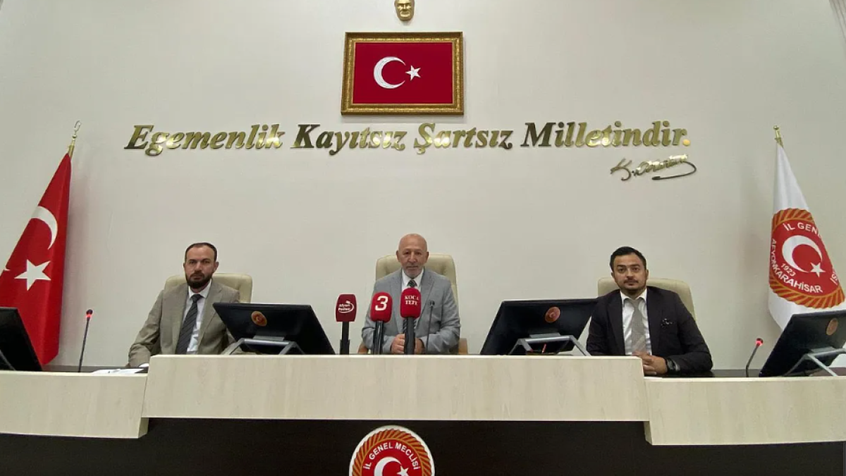 AFYONKARAHİSAR İL GENEL MECLİSİ'NDE GÜNDEM YOĞUNDU