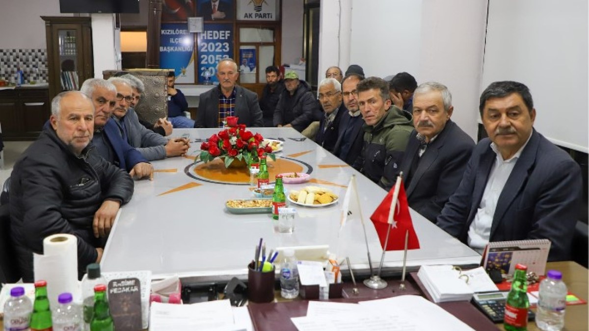 BAŞKAN ŞAHİN KIZILÖREN’DE TEŞKİLATLA BULUŞTU - Galeri