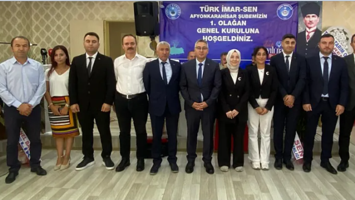 Türk İmar-Sen Afyonkarahisar Şubesi'nin seçimli kuruluş genel kurul toplantısı tamamlandı.