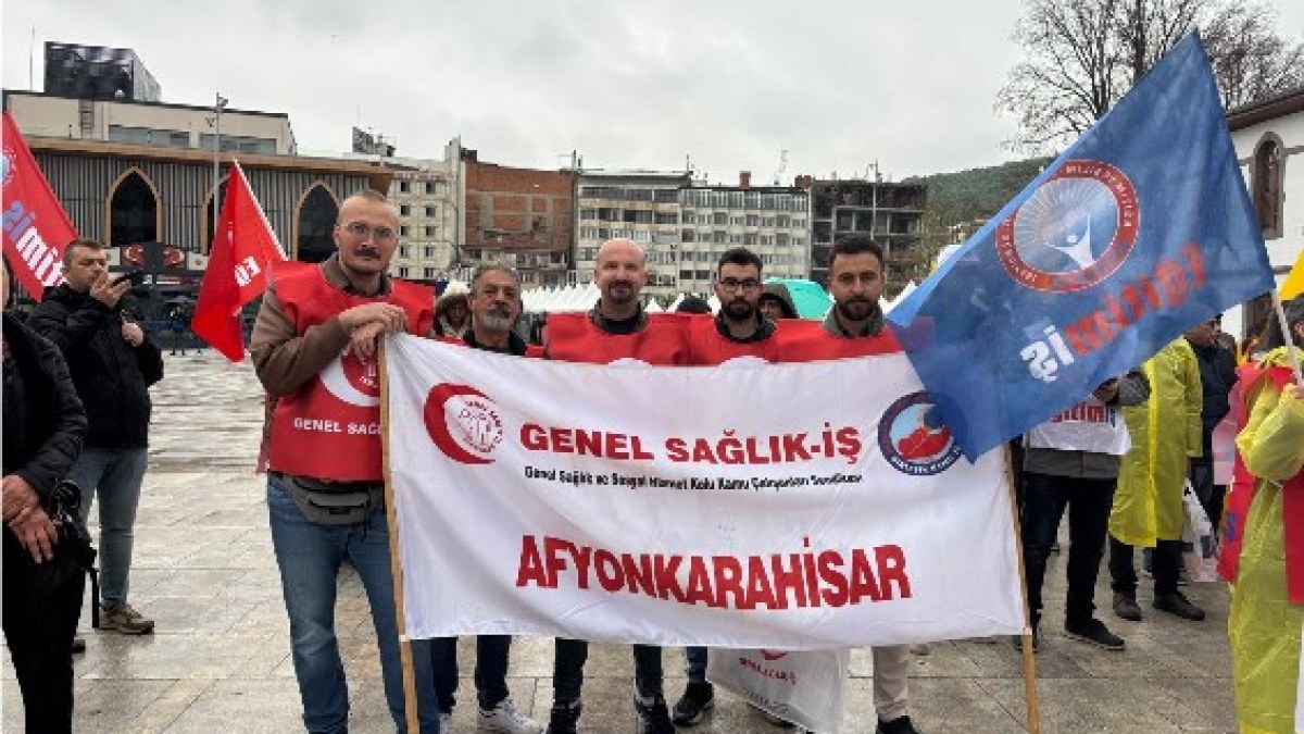 Emeğimiz, sağlığımız, geleceğimiz ve demokrasi için alanlardayız