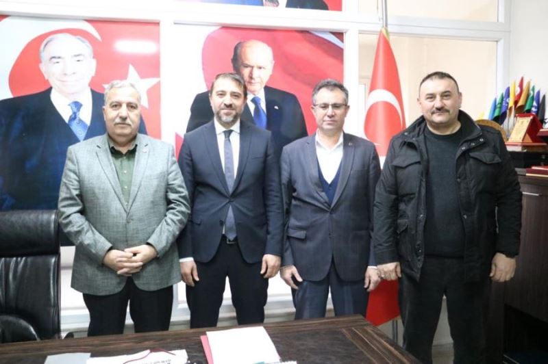 Dr. Ersan Özgür, MHP İl Başkanlığı’nı ziyaret etti