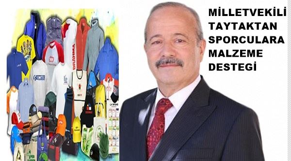 Milletvekili Taytak’tan Karşıyakaspor’a forma ve spor malzemeleri desteği