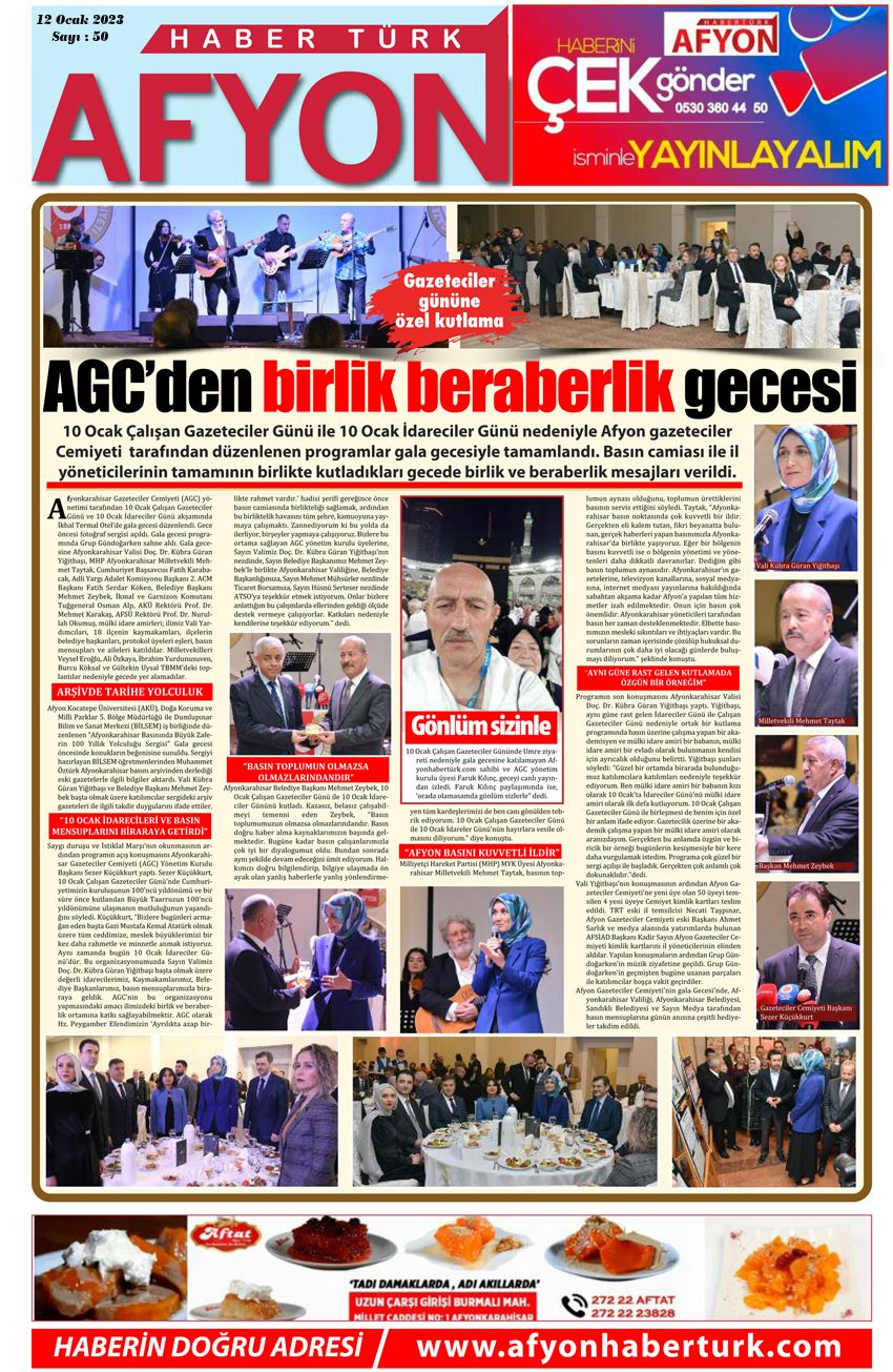 11 Ocak 2023 e-gazetemiz  