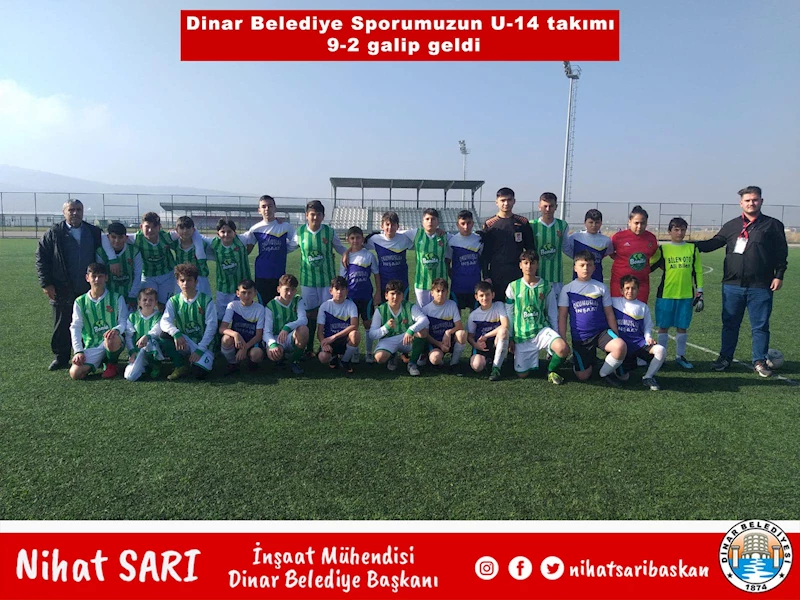 Dinar Belediye Spor U-14 Takımı Afyonkarahisar
