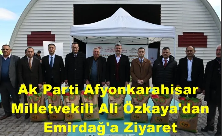 Ak Parti Afyonkarahisar Milletvekili Ali Özkaya