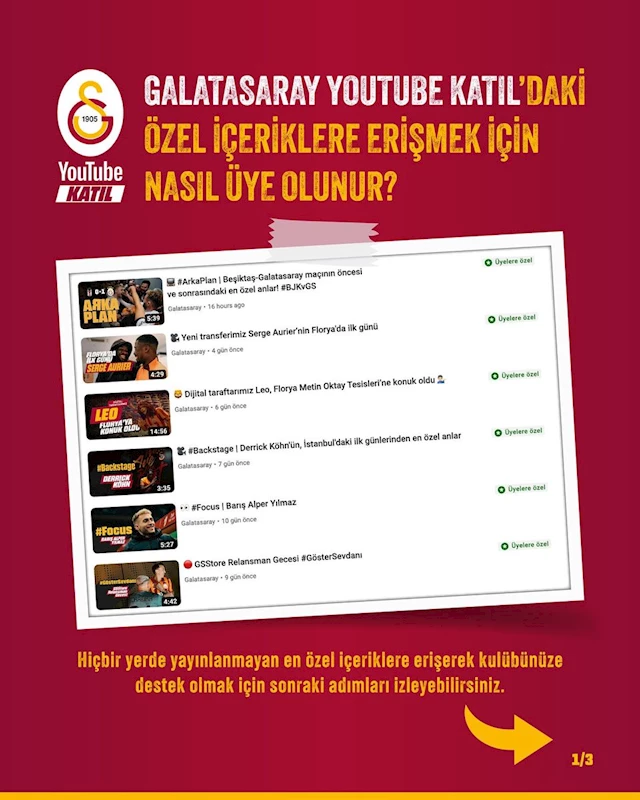 Galatasaray, Taraftarlara Özel 