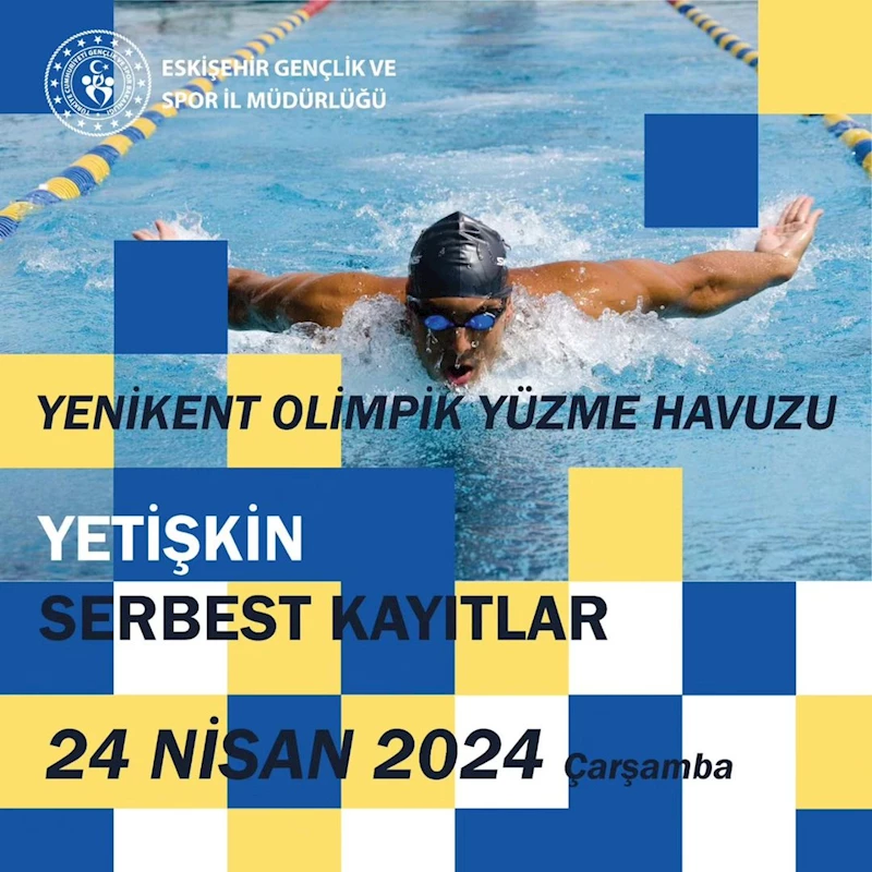  Olimpik Yüzme Havuzu, Yetişkinlere Yönelik Kayıt Dönemini Başlatıyor