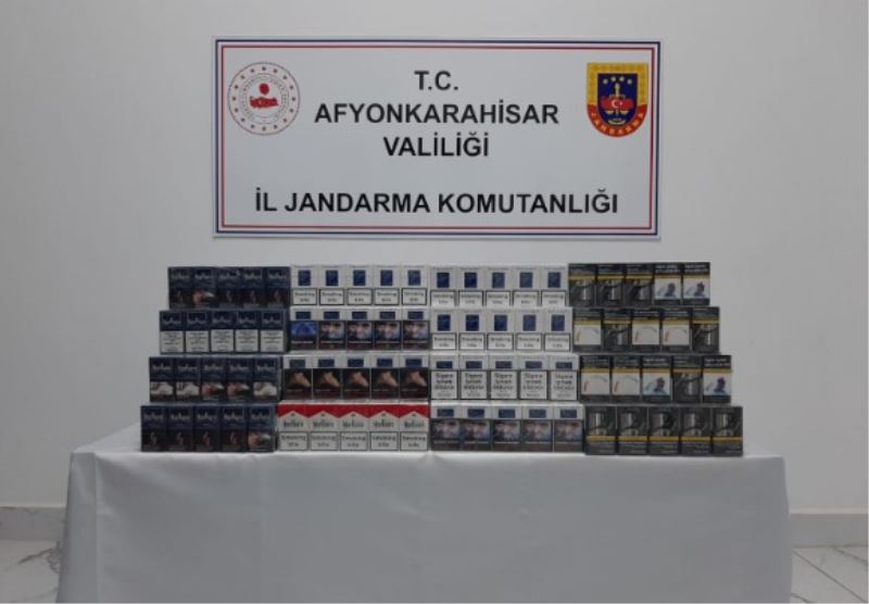 Jandarma 1090 paket kaçak sigara ,ele geçirdi.